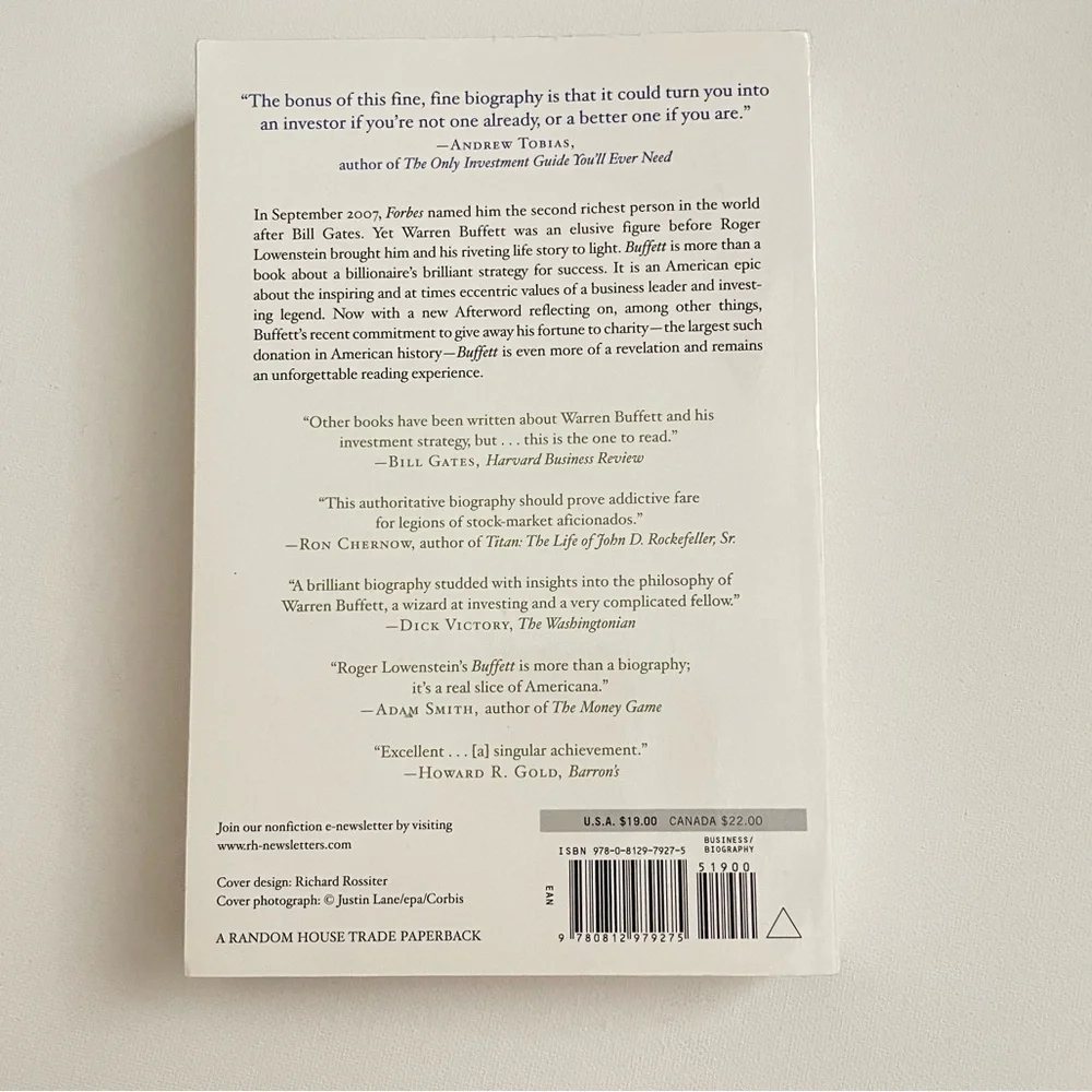 Buffet The Making of an American Capitalist Published 2008 - Picture 2 of 13